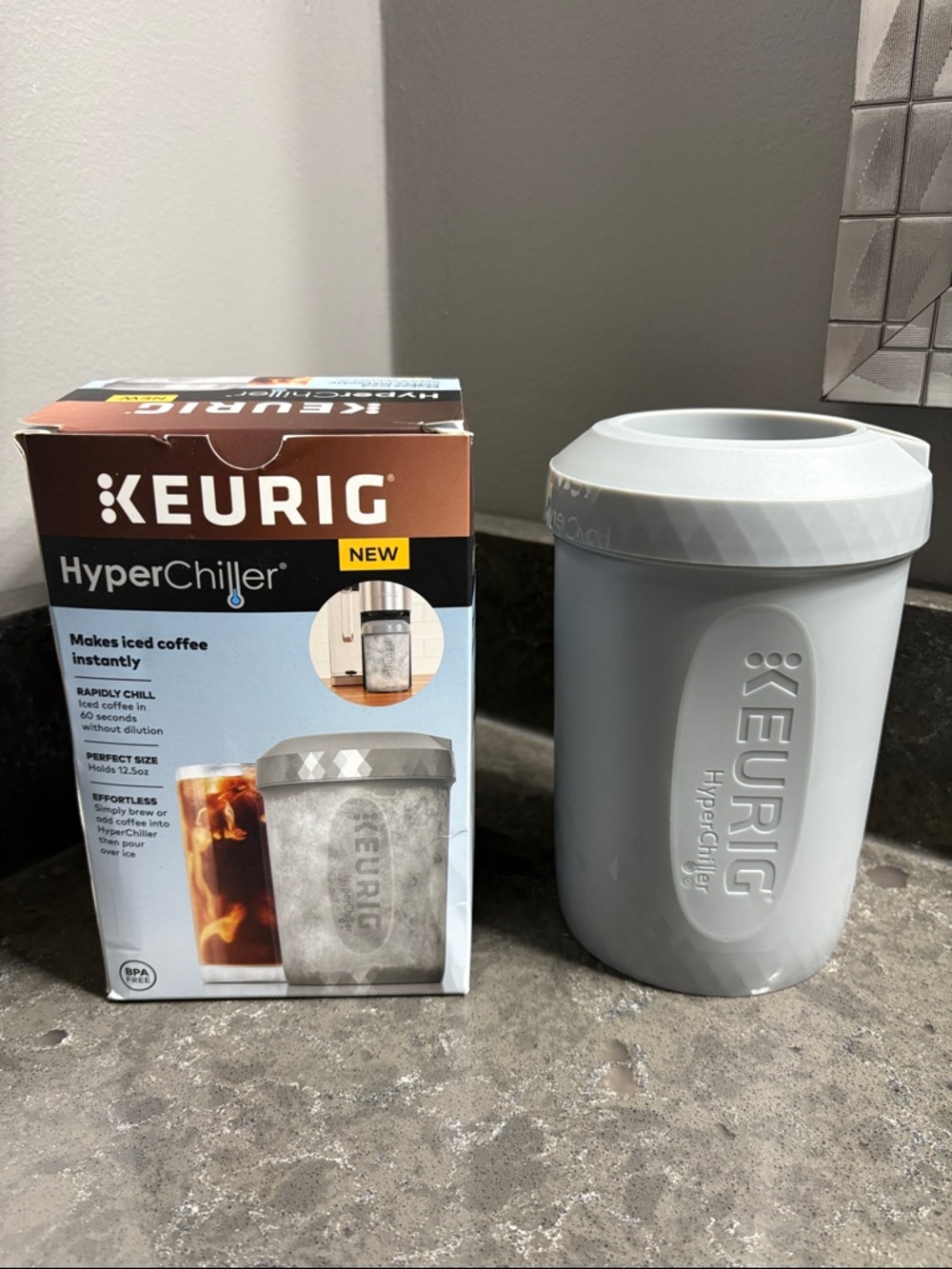 Keurig HyperChiller Iced Coffee Chiller in Light Gray
